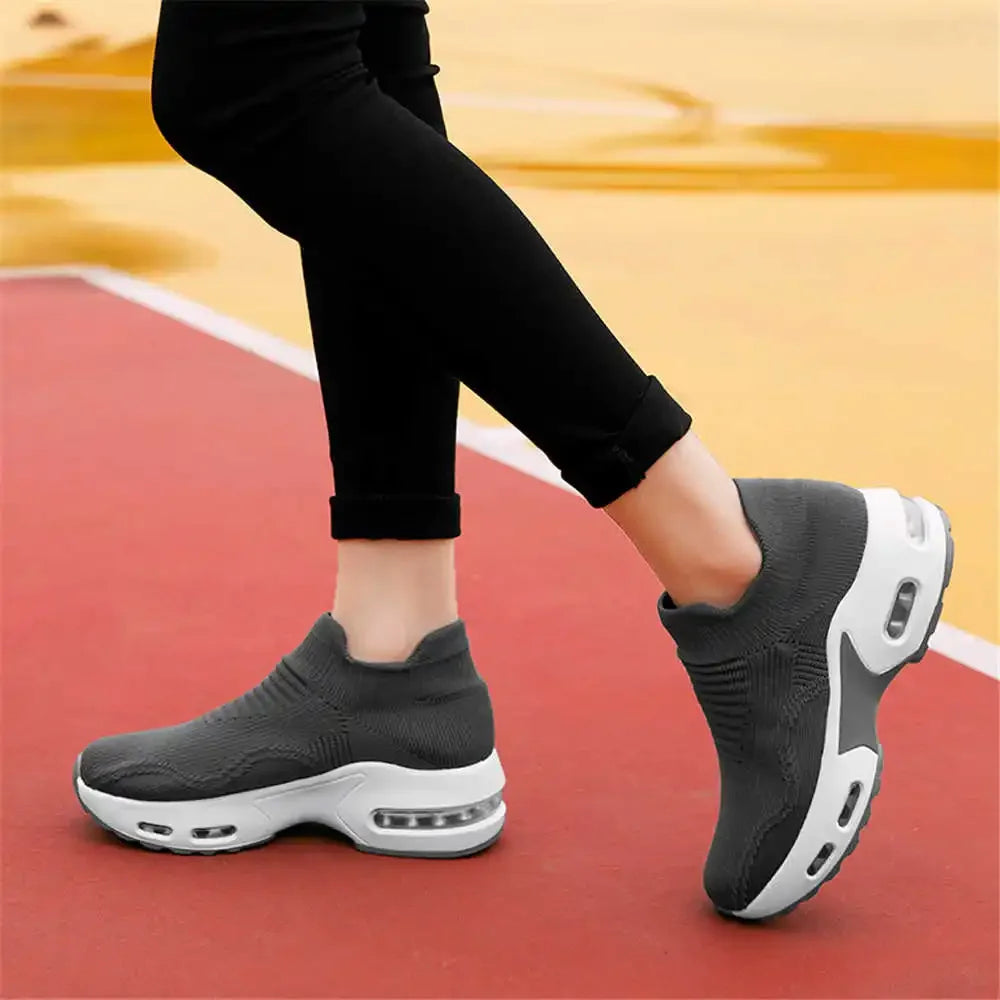 Grey 35-40 Women's Children's Flats Vulcanize Luxury Ladies Shoes Latest Fashion Sneakers Sport On Offer Bity Drop Shipping