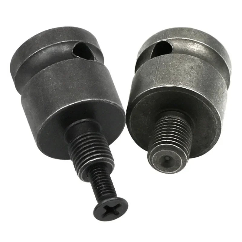 1/2 3/8 Electric Wrench Adapter Drill Chuck Joint Hex Shank Socket Internal Thread Connector Electric Air Hammer Tool Accessory