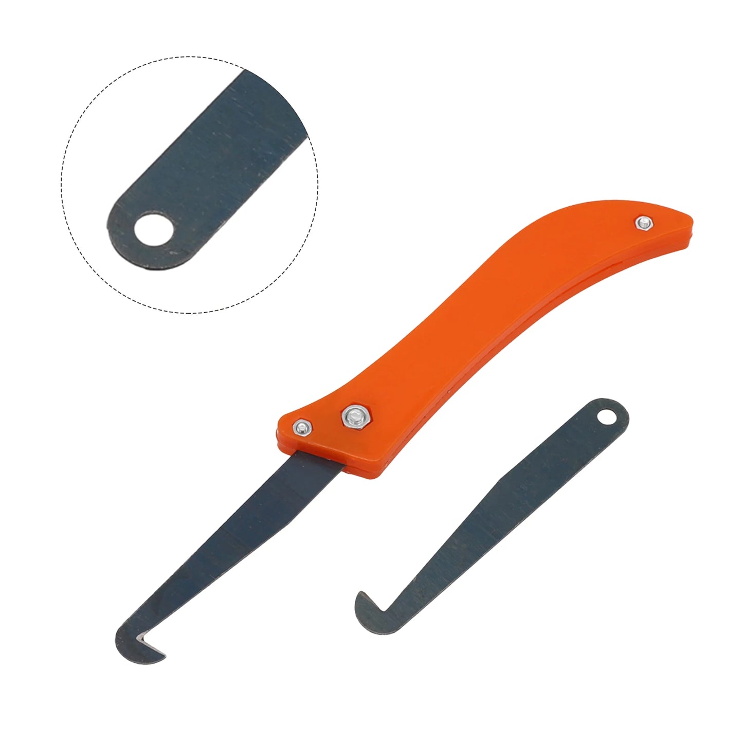 2 PCS Ceramic Tile Gap Blade Hook Knifes Tiles Repair Tools Old Mortar Cleaning Dust Removal Steel Construction Hand Tools