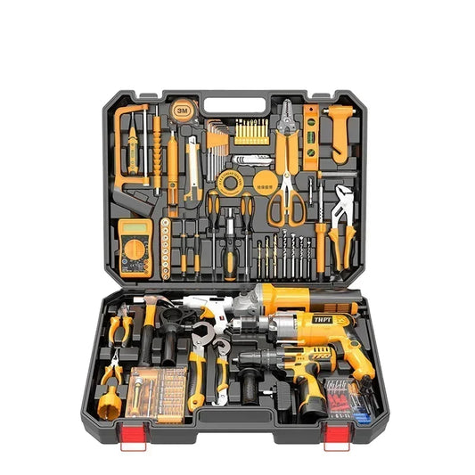 Hardware power combo kit cordless herramientas drill machine set other hand wrench Tool Box Set tools kit tool sets