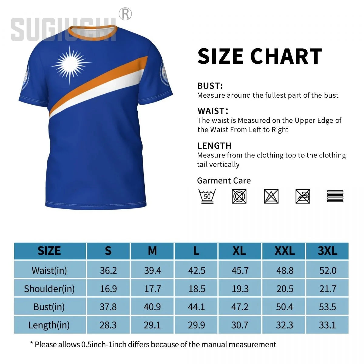 Custom Name Number Marshall Islands Flag Emblem 3D T-shirts For Men Women Tees jersey team Soccer Football Fans Gift T shirt